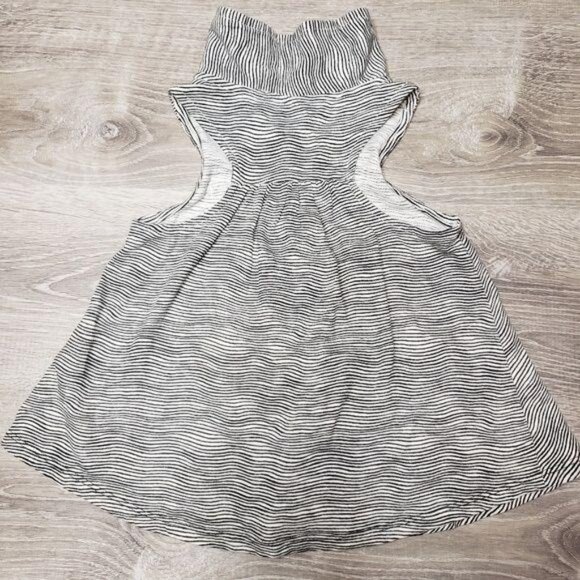 Old Navy 4T Sleeveless Button-Front Striped Shirt Dress For Girls Cotton Blend - Picture 3 of 5